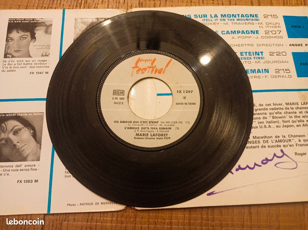 Vynil Marie Laforêt (image 4)