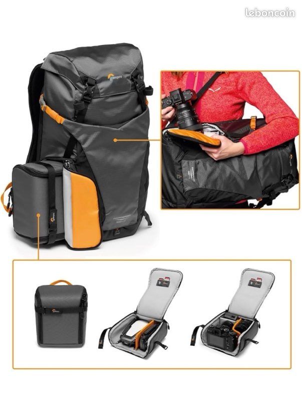 Sac photo randonnée Lowepro PhotoSport BP 24L AW III – État neuf (image 3)