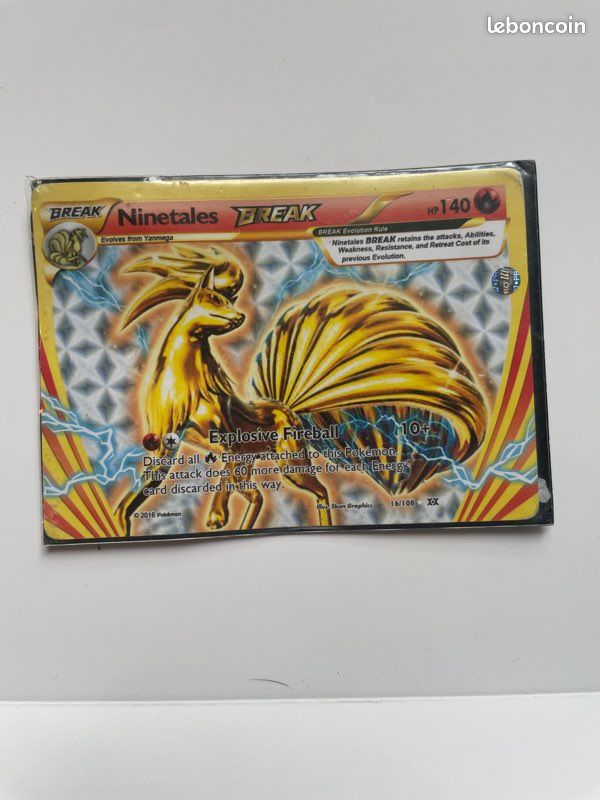 Carte Pokmon Ninetales BREAK - Collection