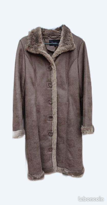 Manteau femme doublé fourrure (image 1)