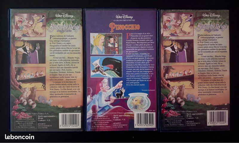 VHS Disney. Collection : Le Grand Chef-D’œuvre (image 3)