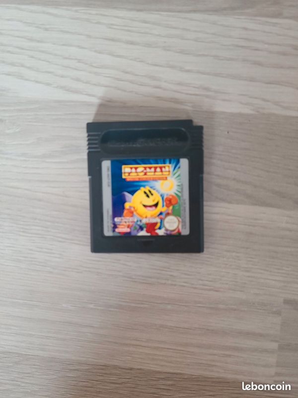 Jeu Game Boy Pac-Man 1ère édition Namco - Version FR, 1991, Bon état (cartouche Seule)