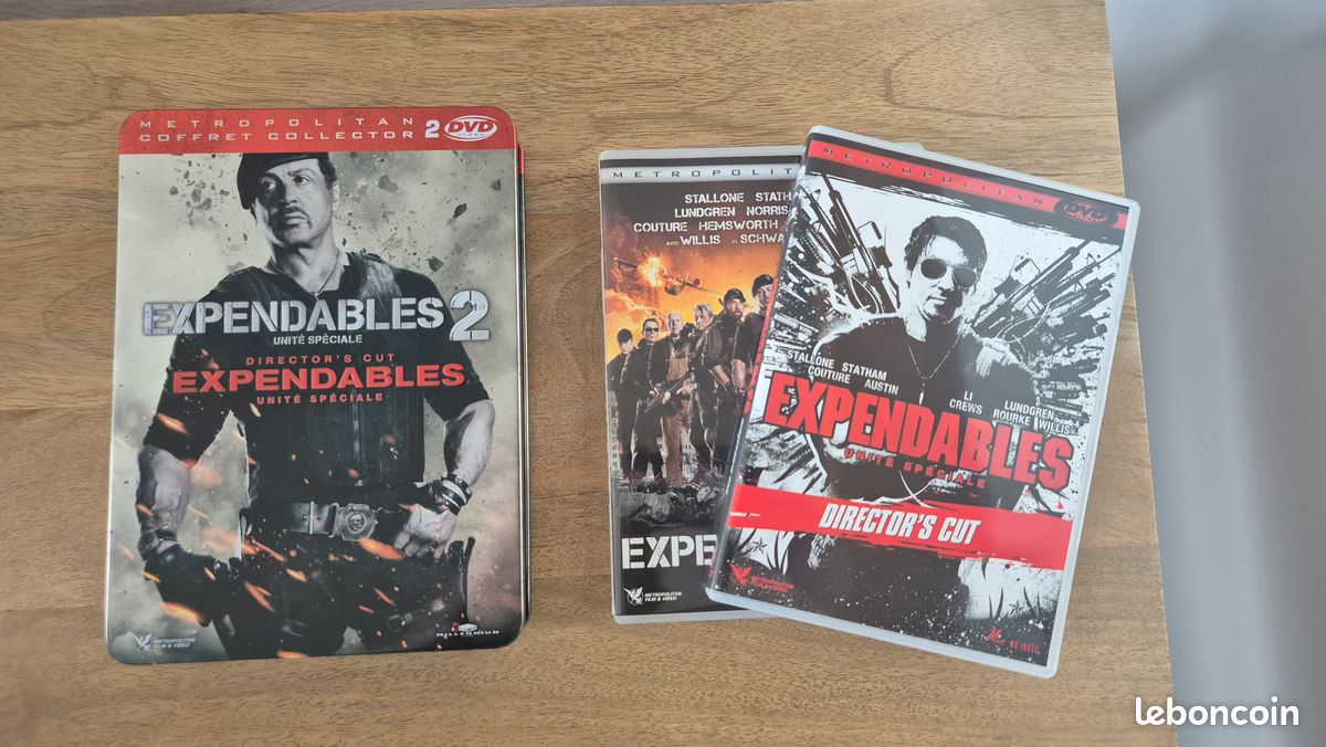 Coffret DVD Expendables 1 & 2 (Steelbook) (image 1)