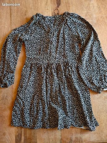 Robe Zara Enfant Fille Imprimé Animaux - Taille 5,10 Ans - Neuve Avec étiquettes - Nœuds Et Multicolore