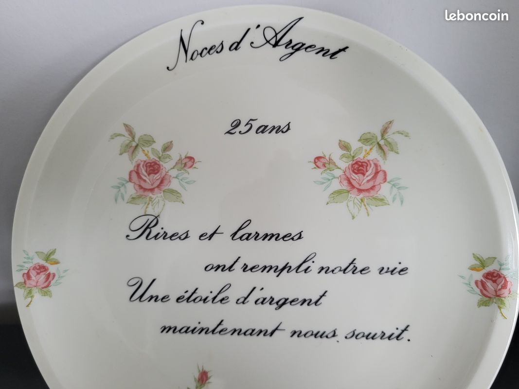 Assiette Anniversaire de mariage (image 3)