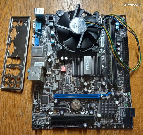 Carte Mère MSI G41M-P33 Combo Socket 775 + 4 Go RAM + HDD 320 Go Windows 11