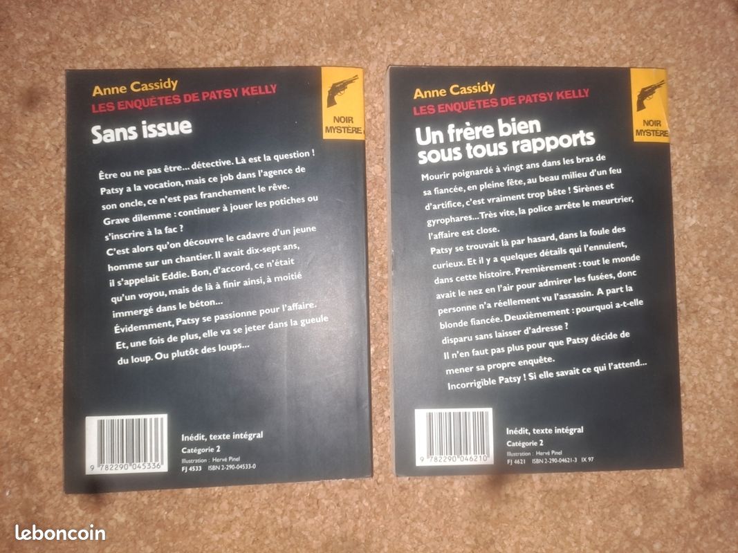 2 tomes Les enquêtes de Patsy Kelly (image 2)