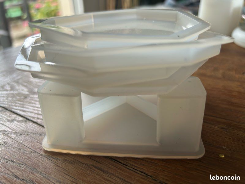 Moule Rectangle En Silicone Uxcell Pour Résine époxy, 3x1,8, Moule De Coulée En Cube, Neuf
