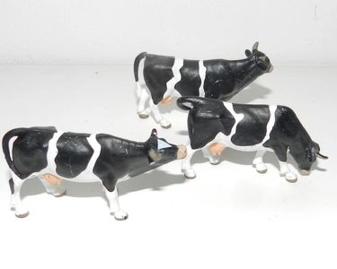 Lot de 12 figurines miniatures de moutons de dessin animé, fabriquées à