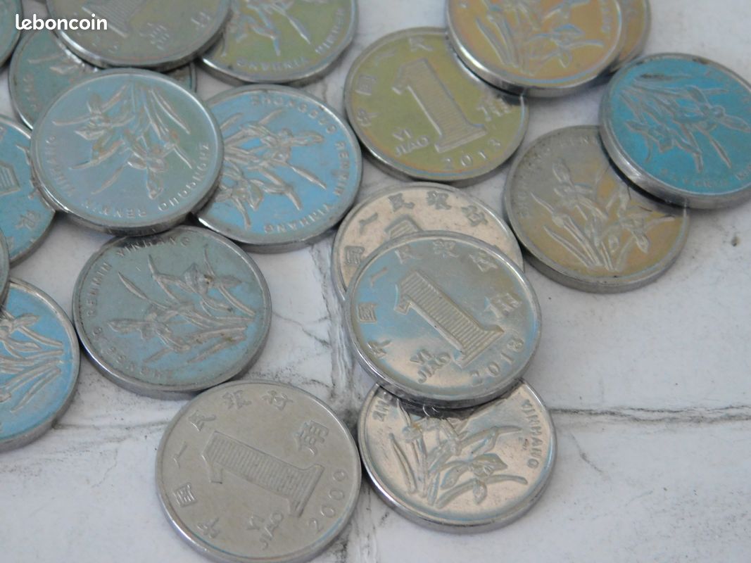 LOT pieces de monnaie CHINE chinoise + 100 YUAN renminbi chinois -  Collection