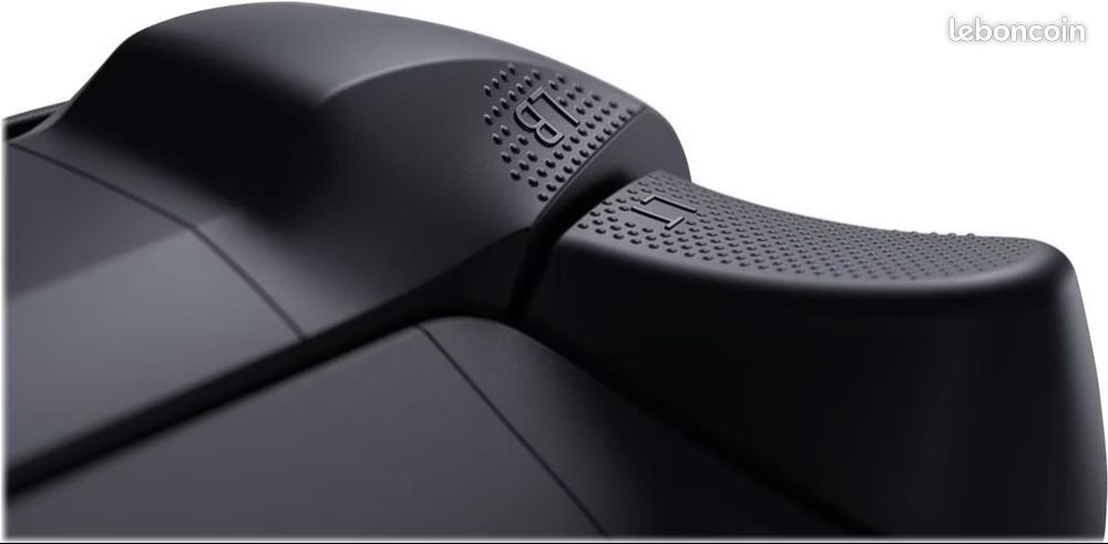 Manette xbox séries noir avec adaptateur sans fils usb pc et batterie rechargeable (image 2)