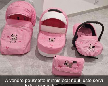 Poussette Disney Rose / Fuchsia d'occasion - Annonces Équipement bébé  leboncoin