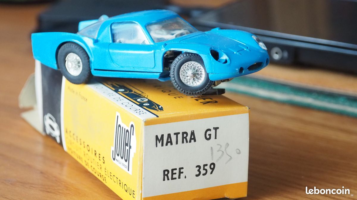 Voiture De Circuit Jouef Slot Alpine 3000 N°3 Bleue – Échelle 1/43, 12V