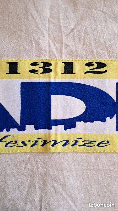 Écharpe Supporter Fenerbahçe Istanbul - Turquie - Rare - Bleu Et Blanc
