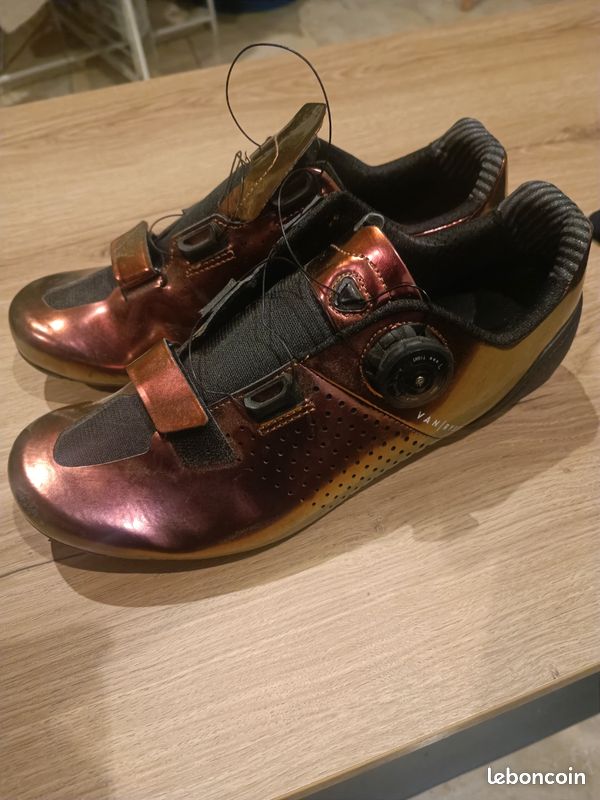 Chaussures de vélo cyclo-sport VAN RYSEL ROADR 520 BORDEAUX - Taille 42 (image 3)