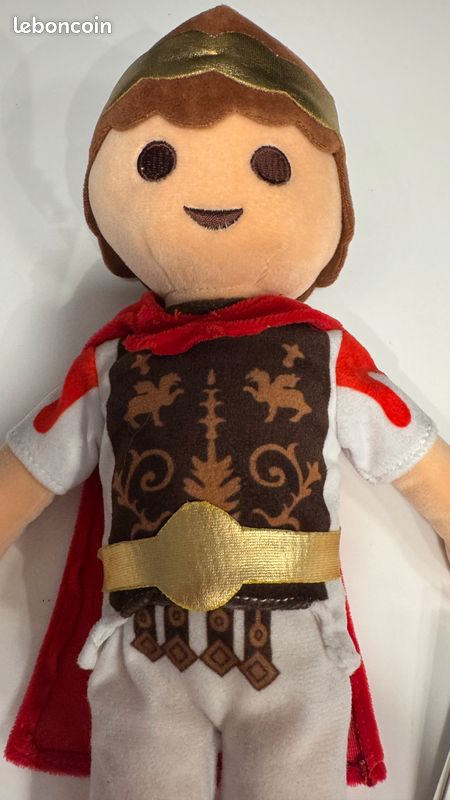 Peluche doudou playmobil Prince 33cm neuf rox30 (image 2)