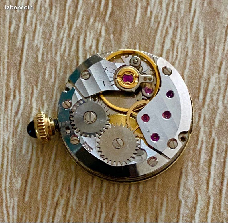 Mouvement Et Cadran Complet Pour Montre Jaeger-LeCoultre - Occasion - Couleur Or Jaune