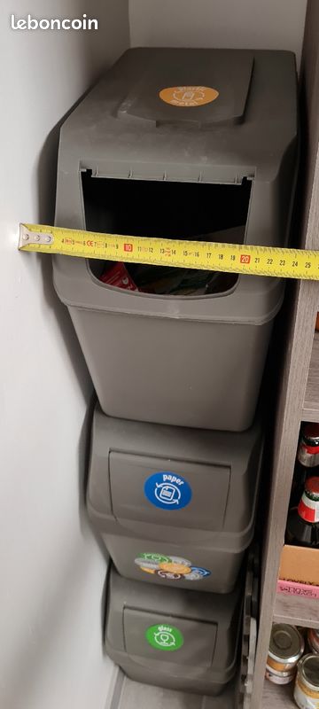 ZANVIC Ensemble de 3 bacs de recyclage
De 20L (image 2)
