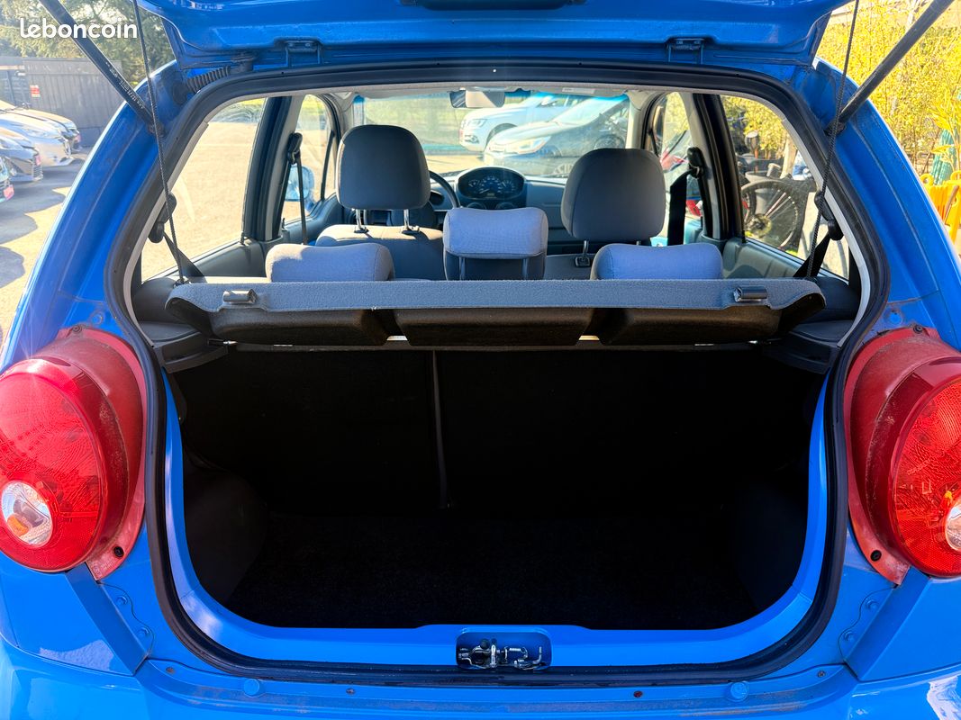 Chevrolet Matiz II 0.8 essence I 76 460 km certifiés / Direction assistée, Climatisation etc.. / Crit'Air 2 pollution / Garantie 6 mois (image 10)