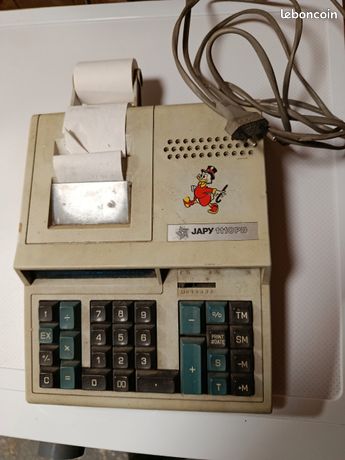 Calculatrice Mécanique Avec Interrupteur - Design Rétro - Avec Gros