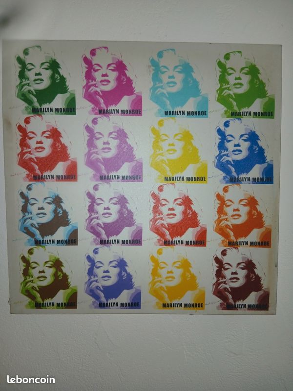 Lot de 2 cadre toile Marilyn Monroe (image 2)
