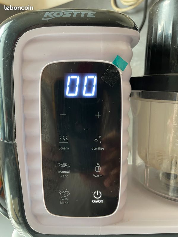 HyAdierTech Cuiseur Mixeur Bebe, 4-1 Robot De Cuisine Multifonctions Pour Bébé, Cuiseur à Vapeur