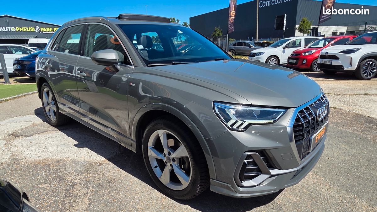 AUDI Q3 2.0 35 TDI 150ch S-LINE S-TRONIC - TOIT PANO - ANDROID AUTO CARPLAY - CUIR - COFFRE ELECTRIQUE (image 8)