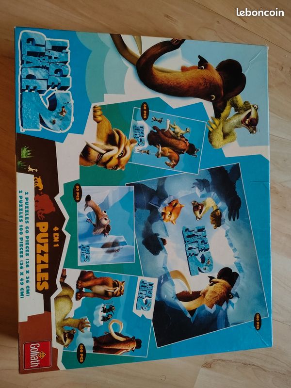 Puzzle l'Age de Glace 2 x4 (image 5)