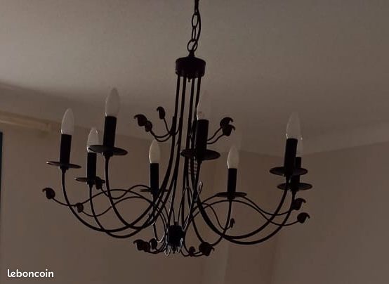 Luminaire fer forgé (image 1)