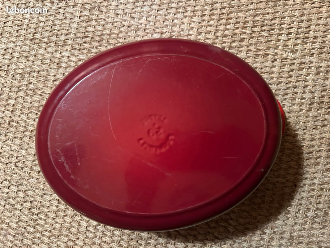 Cocotte Ovale - Fonte Emaillée - Fabrication Francaise - Label Emmaüs