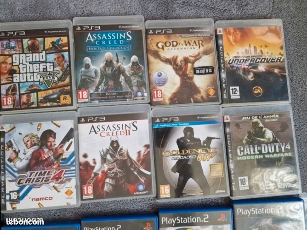 RARE RETROGAMING LOT 19 JEUX PLAYSTION 4