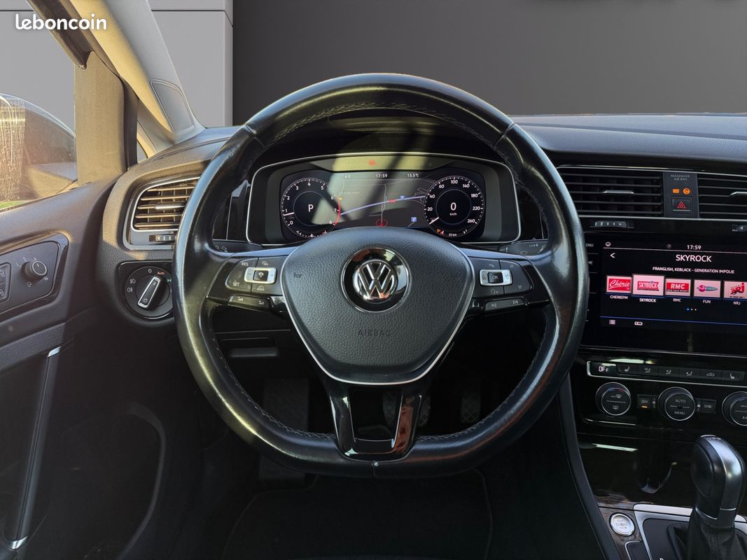 VOLKSWAGEN GOLF VII (2) 1.5 TSI EVO 150CH CARAT EXCLUSIVE DSG7 5P CarPlay Caméra de recul Sièges chauffants Garantie 12 mois (image 13)