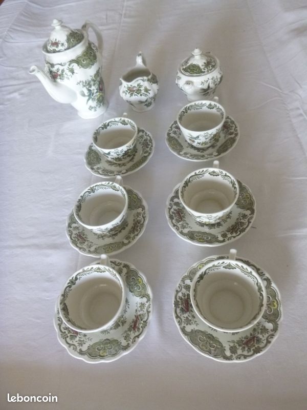 Service a café 6 tasses Ridgway Staffordshire (image 8)