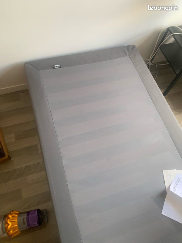 Sommier IKEA LYNGOR + matelas VESTMARKA (image 2)