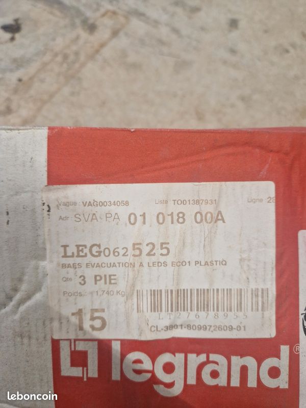 Bloc secours LEGRAND (image 3)
