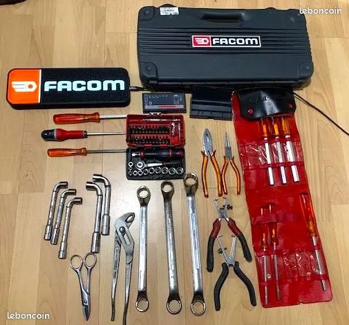 Vide garage Rare clé dynamométrique FACOM R 203 pour douilles 1/4 (image 11)