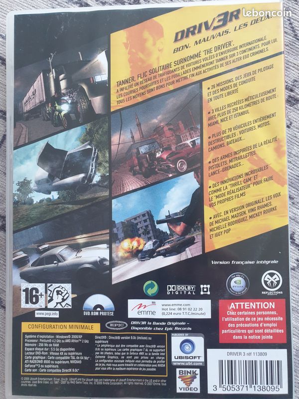 Jeu PC DRIV3R (image 2)
