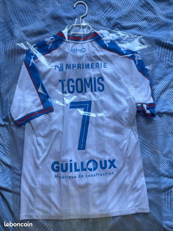 Maillot Foot Champion – FC Sochaux 2002-2003 – Extérieur Blanc – Jérémy MATHIEU