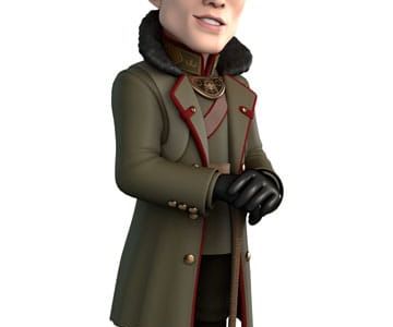 Figurine MINIX Rebel Moon - Amiral Noble 12cm PVC Officielle à Collectionner