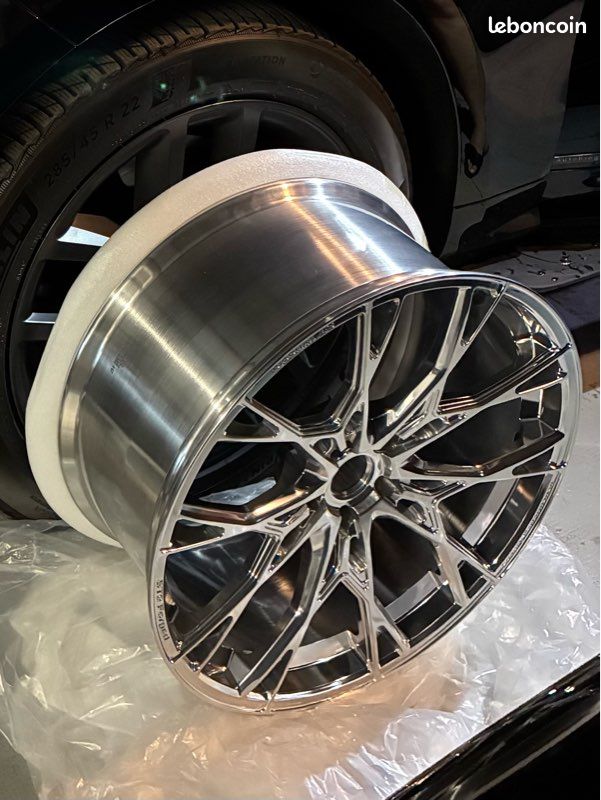 NEUF* 4 jantes forgées ST Wheels 23" Chrome / Polish (image 3)