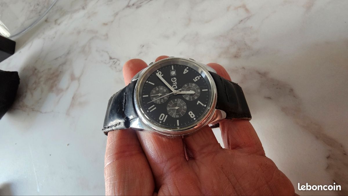 Montre chrono dolce gabbana cadran noir (image 2)