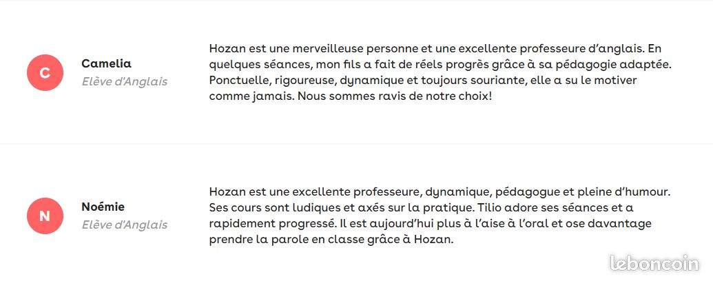 Professeur d’anglais - Soutien scolaire LE MANS (image 3)