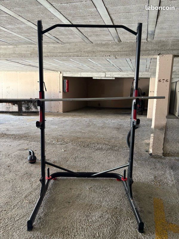 Squat Rack 500 Domyos 500 Squat Traction Rack à Squat Barre De