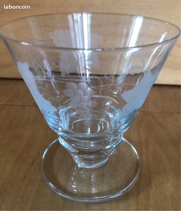 20 verres à vin de la cristallerie de Portieux (image 3)