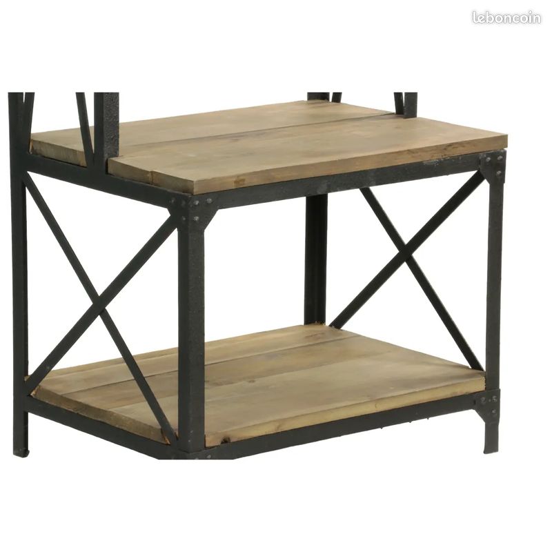 Etagère Bibliothèque Industrielle - Decoduweb (image 2)