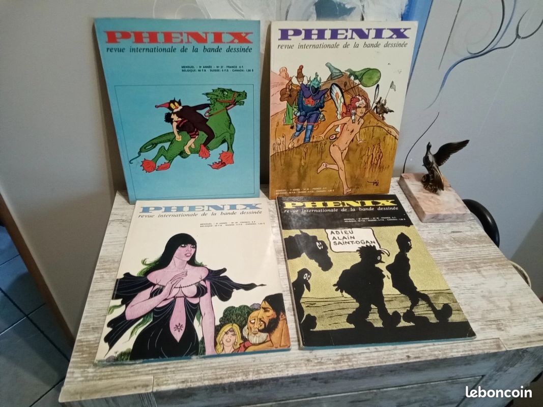 Lot bd Phenix 33/37/38/40. 1974. Lob Pichard Pratt Crepax.... (image 1)