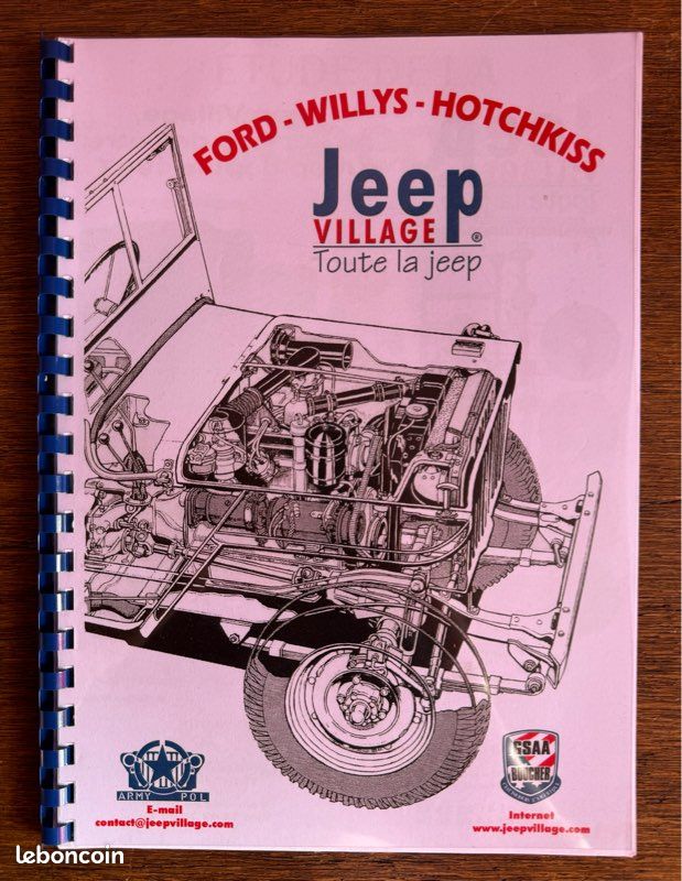 Jeep Ford- Willys-Hotchkiss-Étude de la Jeep (image 1)