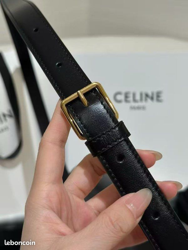 CELINE triomphe teen (18,5cm) cuir agneau (image 8)