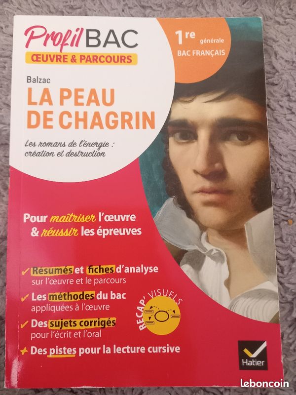 La peau de chagrin Balzac 1ere Bac français (image 1)