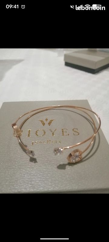 Magnifique bracelet plaqué or 24 carats (image 1)